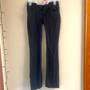 Black boot cut jeans